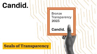 Earn a Bronze Seal of Transparency [upl. by Carpenter]