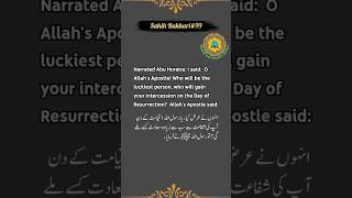 Intercession of Prophet Muhammad PBUH on the day of Resurrection  Sahi Bukhari Hadees 99 [upl. by Kaiser205]