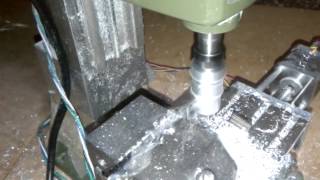 Turning in MF70 CNC milling machine [upl. by Enilegna]