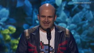 Amir Satvat Wins TGA Game Changer at The Game Awards 2024 [upl. by Hen]