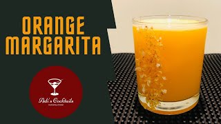 Orange Margarita  Easy Orange Margarita Recipe  Orange amp Tequila Cocktail  Adis Cocktails [upl. by Ettegirb]