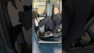 Technogym Leg Press Demo [upl. by Paynter656]