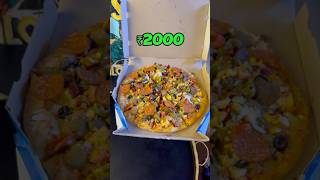 The most expensive Pizza😱 dominos viral viralvideo vidsbyhitesh [upl. by Rehpinnej]