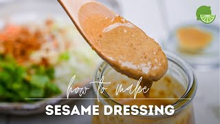 Japanese Sesame Dressing Recipe Goma Dressing [upl. by Nissy]