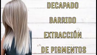 COMO hacer un BARRIDO DECAPADO decoración blonde hair TUTORIAL peluquería FACIL Y RÁPIDO año 2021 [upl. by Itnavart151]