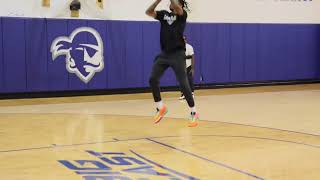 Khalif Battle Off Season Workout Arkansas Point Guard [upl. by Cimbura575]