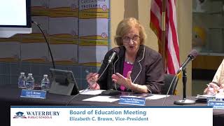 Waterbury Board of Education Meeting  May 16 2024 [upl. by Berkshire643]