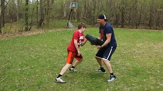 Defensive Line Drills  Hand Fighting [upl. by Paulson]