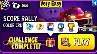 Color Crush Score Rally Solo Challenge  Match Masters Solo Today [upl. by Airat]