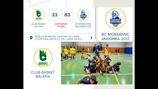 CLUB BASKET BALAFIA VS BC MORABANC ANDORRA 2012 [upl. by Farah]