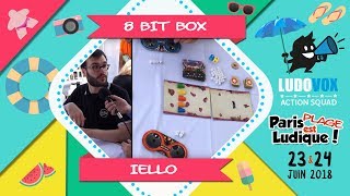 Paris Est Ludique 2018  8 bit box  Iello [upl. by Beghtol860]