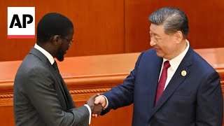 Xi Jinping proposes elevation of ChinaAfrica relations to strategic level at summit [upl. by Eanahs]