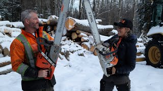 Day in the Life Vlog  STIHL 500i vs Husqvarna 572xp ComparisonReview [upl. by Medardas]