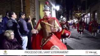 La Setmana Santa de Vilareal celebra la processó del Sant Soterrament [upl. by Sahpec]