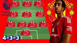 ✅ LENY YORO RETURNS 🙏 Man United quotDEADLYquot Lineup with Yoro Next Season Under Ten Hag Season 202425 [upl. by Honoria809]