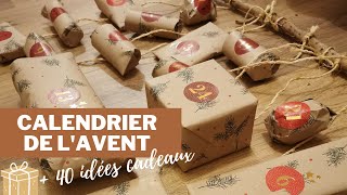 Tuto  Calendrier de lavant personnalisé  40 IDÉES DE CADEAUX [upl. by Naras]