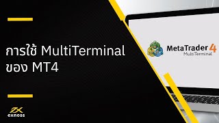 ฟอเร็กซ์  วิธีการใช้ MultiTerminal ของ MT4  ฟอเร็กซ์ Exness [upl. by Uile]