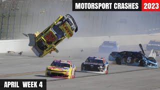 Motorsport Crashes 2023 April Week 4 [upl. by Lorrie]