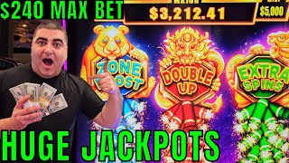 240 Max Bet POWERFUL JACKPOT On New Slot Machine [upl. by Jat]