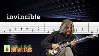 Tool Invincible GUITAR TAB [upl. by Tsiuqram845]