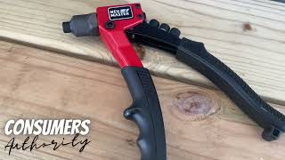 How To Use A Rivet Gun Neu Master Rivet Gun  Amjoy Rivet Nut Tool [upl. by Hsiwhem]