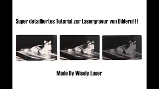 Das umfassendste Tutorial zur Bild Lasergravur Faser LaserMetal Lasergravur [upl. by Eleaffar]