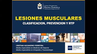 LESIONES MUSCULARES  DR FERREYRA [upl. by Akcirehs]