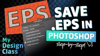 How to Save An EPS File in Photoshop ✅ [upl. by Nita749]