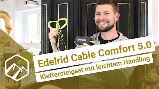 Edelrid Cable Comfort 50 Klettersteigset mit leichtem Handling  Bergzeit [upl. by Siddra]