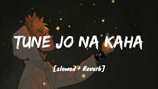 Tune Jo Na Kaha Lyrics  I Slowed amp Reverb I LOFI I [upl. by Etnoj]