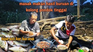 MASAK MAKAN DI KOLONG PONDOK TINGGAL MANCING DI AIR KERUH [upl. by Harriot]