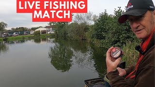 Live Fishing Match Barford Lakes Match Lake matchfishinguk [upl. by Alludba216]