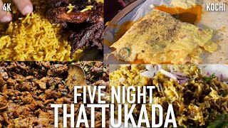 5 Night Thattukada Kochi  Queens Walkway  Uppum Mulakum  Bilal  Sarbath Shameer  Booster Eats [upl. by Tsenrae]