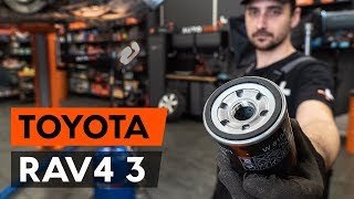 Så byter du oljefilter och motorolja på TOYOTA RAV 4 3 XA30 AUTODOCLEKTION [upl. by Skinner329]