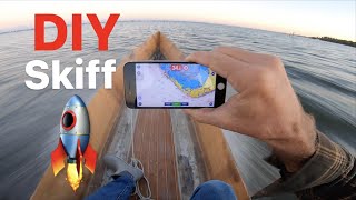 DIY Skiff Boat Build  Part 4 [upl. by Enawtna]