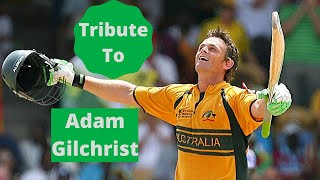 The Story of Adam Gilchrist  The Best Wicket Keeper Batsman In The World [upl. by Averi]