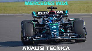 Mercedes W14 analisi tecnica [upl. by Yazbak]