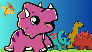 Dinosaur Song For Kids 🦖😍  Nursery Rhymes For Babies I TuTu Channel  Nursery Rhymes amp Learning [upl. by Machutte572]