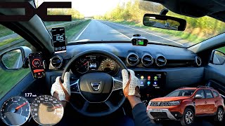 2022 Dacia Duster TCe 100 ECOG  POV TOP SPEED amp ACCELERATION [upl. by Combe]