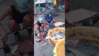 Fishmongers vendor streetlife fishmarket fish seller freshfish sidewalk [upl. by Jr991]