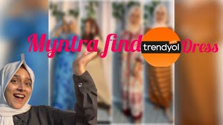 Myntra find trendyol dress 👗 shabana myntra [upl. by Eilrahc138]