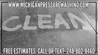 Michigan Pressure Washing Video Before and After [upl. by Etnom]