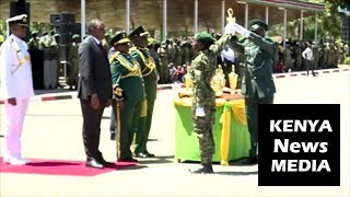 NYS AWARDS for best RECRUITS in NYS PASSING OUT PARADE 2018 in Gilgil [upl. by Connors322]