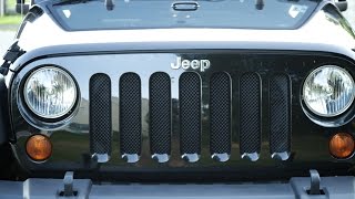 DIY Wrangler Mesh Grill Guards for about 10 [upl. by Atinas]