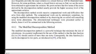 Fredhom Integro Differential Equations by ADM [upl. by Aurlie442]