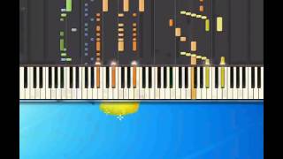 Bello e impossibile Nannini Gianna Piano tutorial by Synthesia [upl. by Yhtorod]