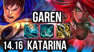 GAREN vs KATARINA MID  1119 Legendary  EUW Diamond  1416 [upl. by Akiraa]