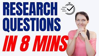 How to write research questions [upl. by Dorelle108]