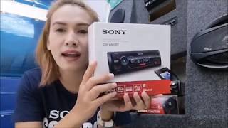 รีวิว SONY DSXA410BT เครื่องเสียงรถยนต์ 1DIN โซนี่ ราคา 2895 บาท สนใจติดต่อ PONE โทร 0816969371 [upl. by Trudnak367]