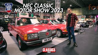 NEC Classic Motor Show 2023  Britains BEST Classics [upl. by Bascomb946]